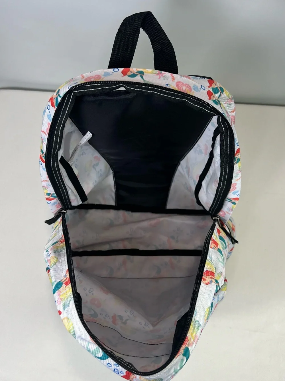 Vans x Disney Ariel The Little Mermaid Backpack Book Bag Pockets 2014